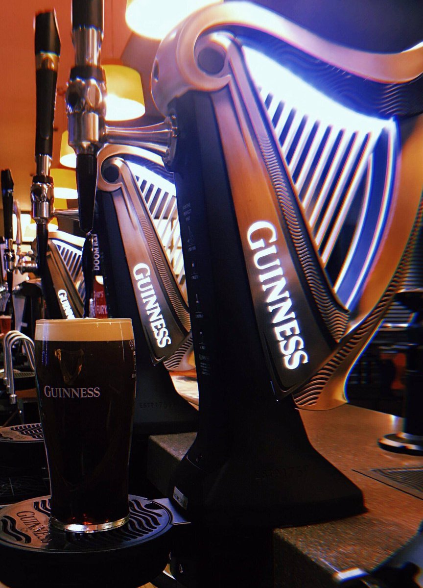 This Sunday it’s #stpatricksday! 
Why not come to the <a href="/WaterholeBar/">WaterholeBar</a>  and enjoy a nice cold pint of #guinness for only £3!!!!! 

PLUS if you buy four pints of #Guinness you can get yourself a FREE novelty Guinness hat!