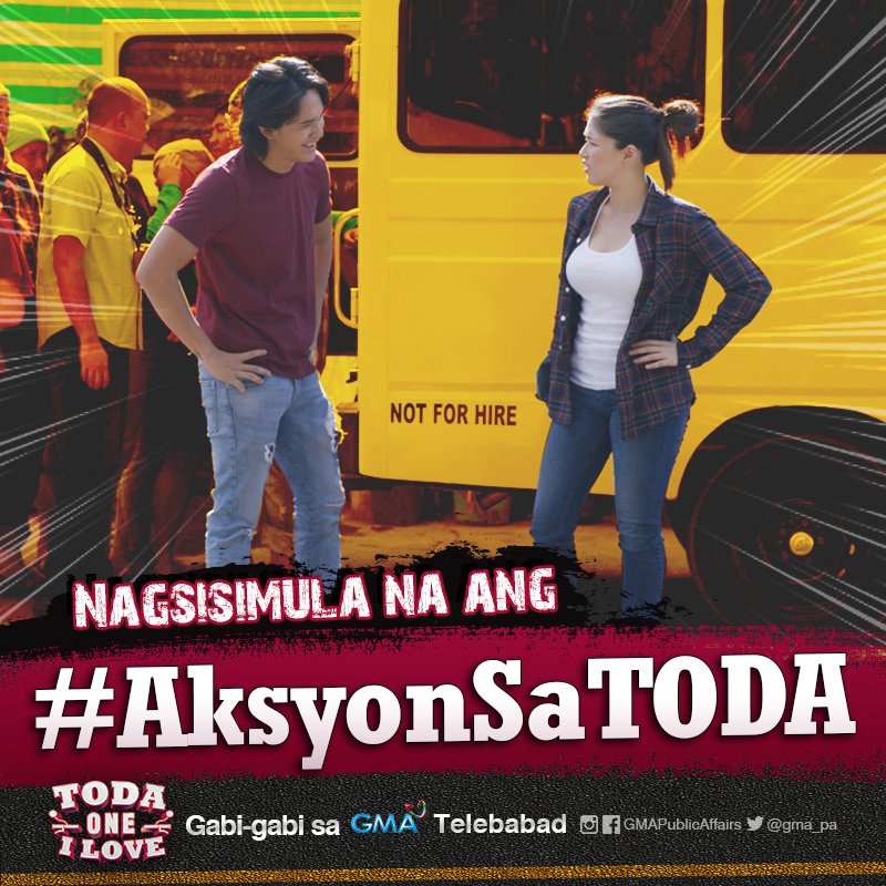GMA_PA's tweet photo. Nagsisimula na ang #AksyonSaTODA! 'Wag magpahuli! https://t.co/XHGxfvZH9U