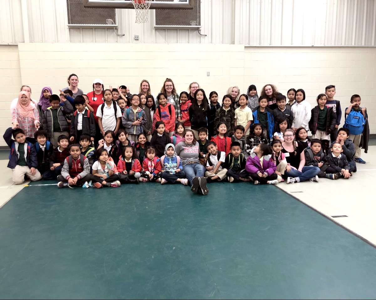 KeeneState_'s tweet photo. Our second #AlternativeBreak group is in Clarkston, GA, helping with refugee resettlement. They are setting up gardens, working at after-school programs, and more. Join Anna DePasquale and Alyssa Tru on our Instagram Stories to see what this #AltBreak looks like! #KSCaltbreak https://t.co/4NOyBMHw5Y