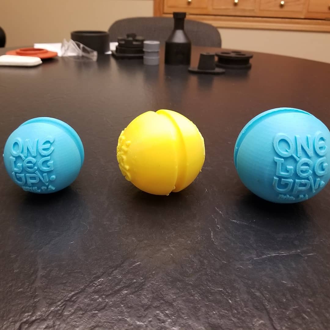 ErieRubber's tweet photo. One Leg Up is our new pet product brand. We created a great first product using 3D printed prototypes created by PSU Behrend Innovation Commons lab students. The real product that will go on sale next week! https://t.co/hELtV46N6I #customrubberparts #eriepa #madeinusa #dogtoys https://t.co/Tlv2MLzlka