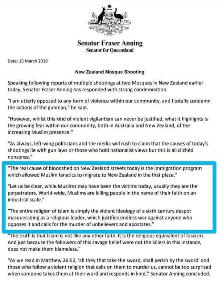 MdFaisal79's tweet photo. #whiteterrorist 
#terroristattackinnewzealand 
#fuckingracism https://t.co/KGMZBDwIX8