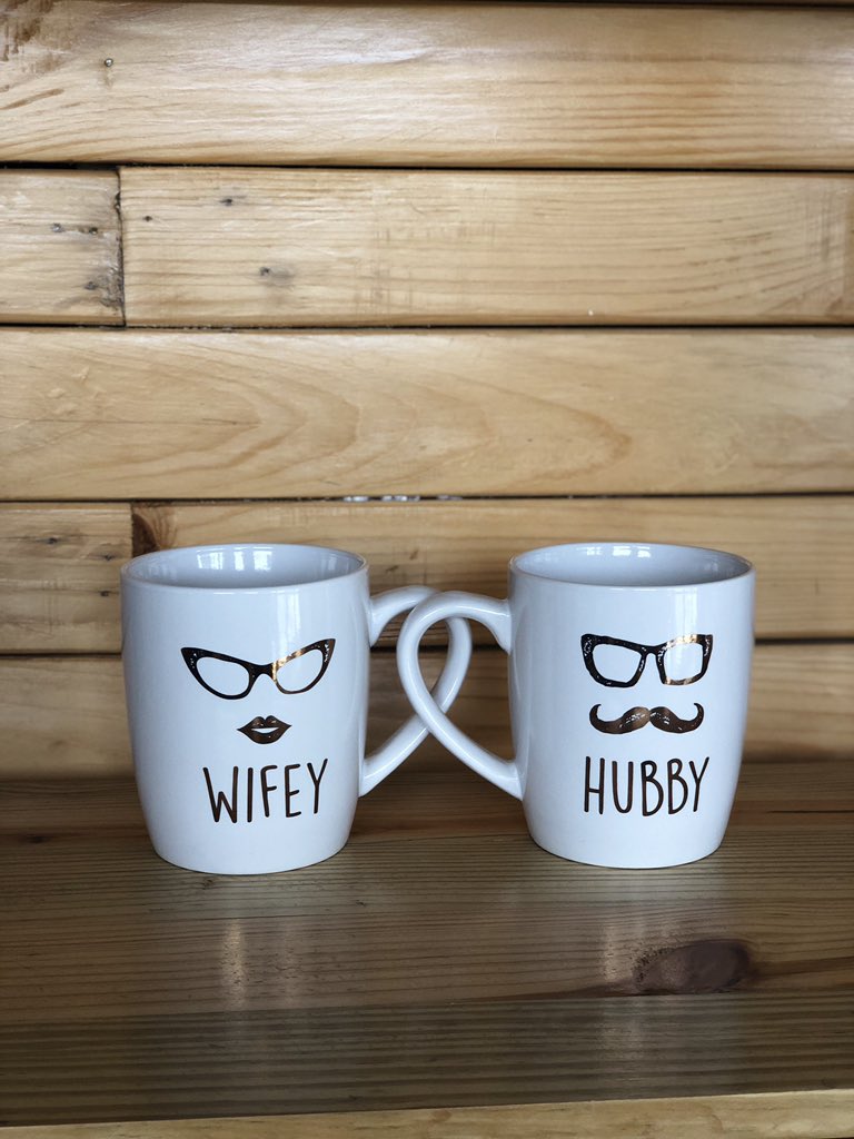 tashashome's tweet photo. Hubby and Wifey mugs available online and in store. 90ghc for the two. #TashasHome #Mugs https://t.co/K4DnOeIWuX