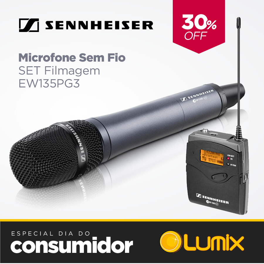 lumixpro's tweet photo. #Sennheiser EW 135P G3 com 30% OFF especial Dia do Consumidor!
A escolha perfeita para os profissionais de jornalismo, qualidade de som profissional para entrevistas e falas.
Garanta o seu no link ➡ https://t.co/L0n0NjH0HO https://t.co/cICbOa4PTG