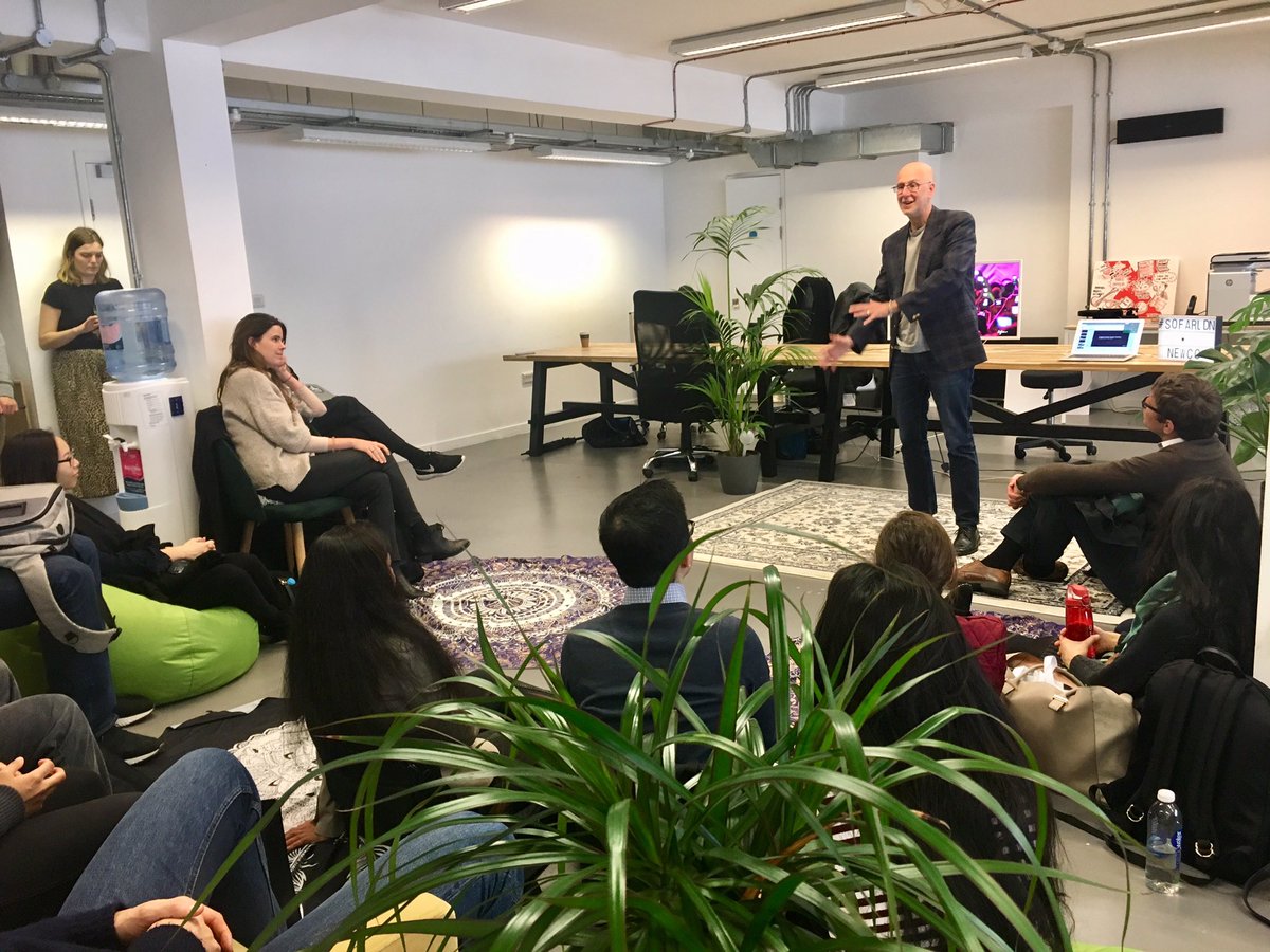 NewCoLDN's tweet photo. Spending the afternoon with @sofarsounds at #NewCoLDN learning about the power of live music https://t.co/fvXtvbl88x