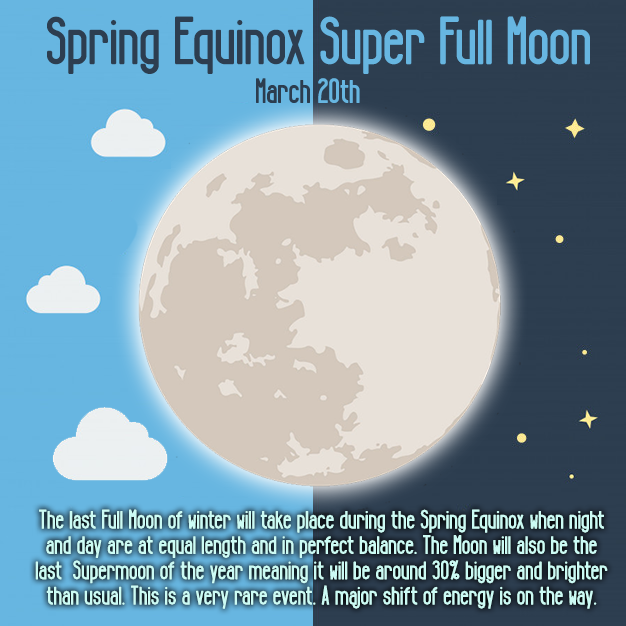 Wiccateachings's tweet photo. A rare Full Super Crow Moon in Libra on the Spring Equinox is coming on March 20th. A major shift of energy is on the way. #SpringEquinoxSuperFullMoon https://t.co/4pInOpNUx8