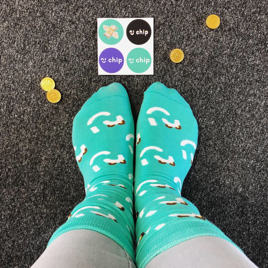 const_marketing's tweet image. It was fantastic to hear Chip Developer @charlie_fyi talk last night about the new opportunities to arise from #openbanking. Our Strategic Director - and longtime Chip user - is thrilled with her Chip socks! Thank you @charlie_fyi and @get_chip! #getchip #fintech