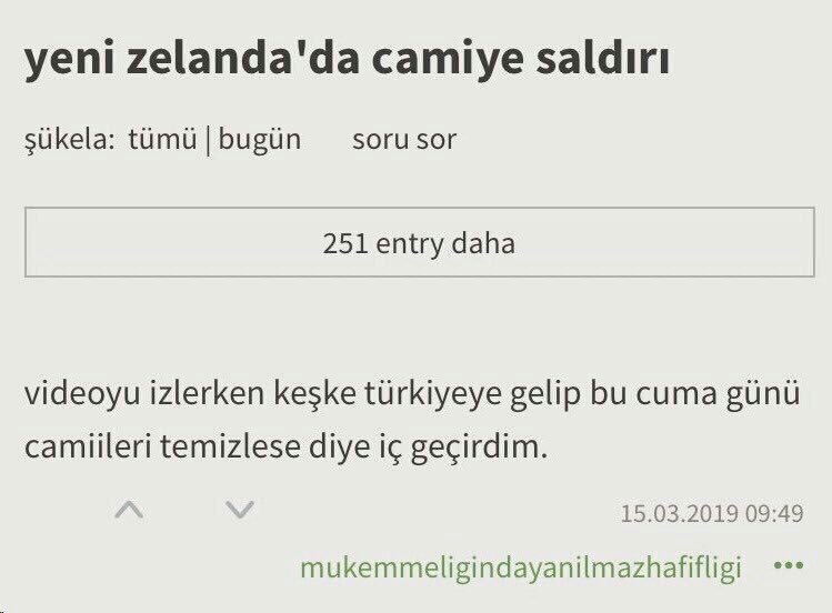 #NewZealand
Selamun Aleyküm. Hani sorsalar hangi insan evladını öldürürsen vicdan azabı duymazsın diye cevabım bu orospu çocukları işte. Bu orospu çocuklarını çıplak elle öldürüp akşam mışıl mışıl uyuyabilirim. Bu olayın mahkemesi yok bu bir katliam. Farkında olun!