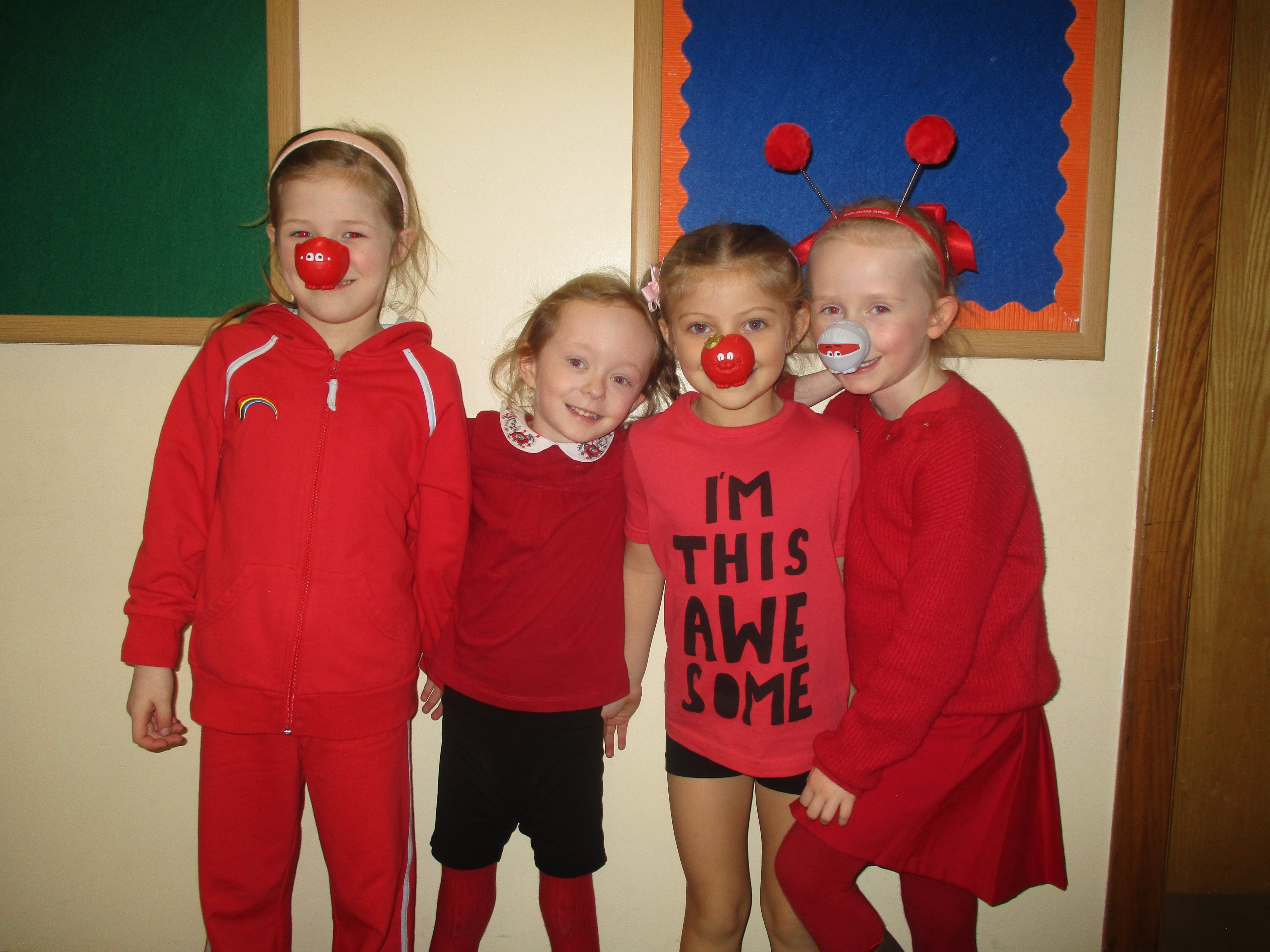 Dykesmains Primary on Twitter: "We are enjoying Red Nose Day 2019. Thanks to everyone who took part by wearing something red to school. Here is small selection of our pupils looking