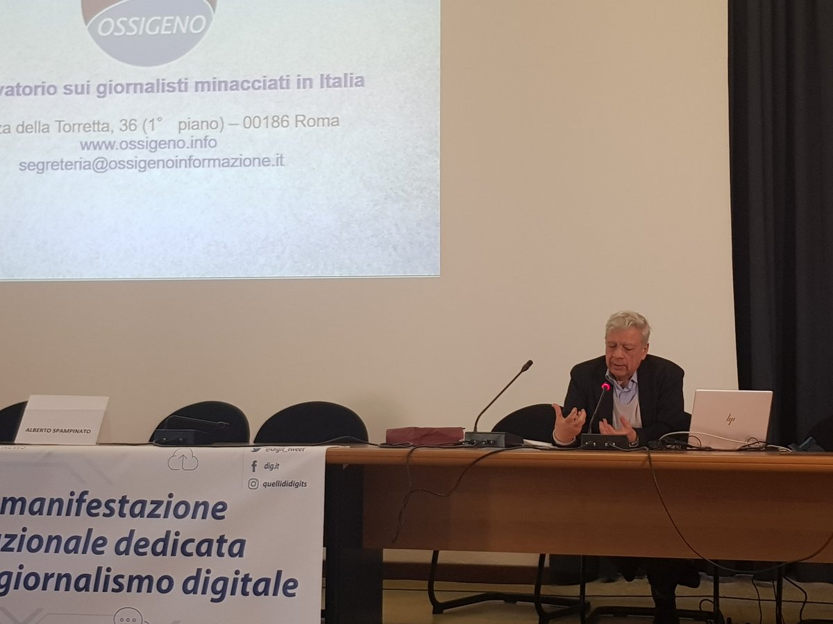 digit_tweet's tweet photo. Si riparte al #digit19 con la seconda parte della giornata: parola ad Alberto Spampinato, direttore e presidente di @ossigenoinfo https://t.co/tKUIbMgBpA
