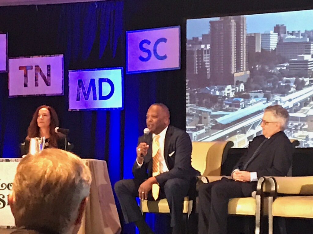 .@SteveBenjaminSC mayor of Columbia, SC, has joined the panel - great to hear experience of a local government leader - esp as those govts look to technology to build safe and prosperous #smartcommunities!  #govtechlive @eRepublic