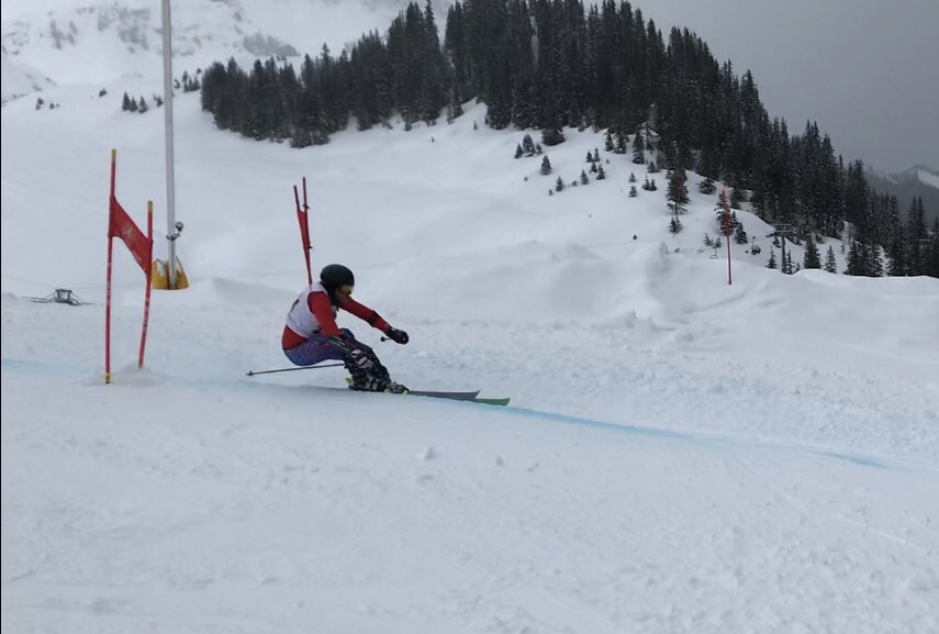 Kandahar SC did a fantastic job getting everyone racing today in spite of all the fresh snow over the last 24 hours. A great GS, super long and v tiring!