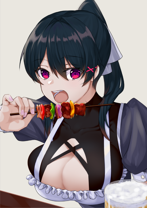 ワーキングランチは串焼きとビール食べ放題 