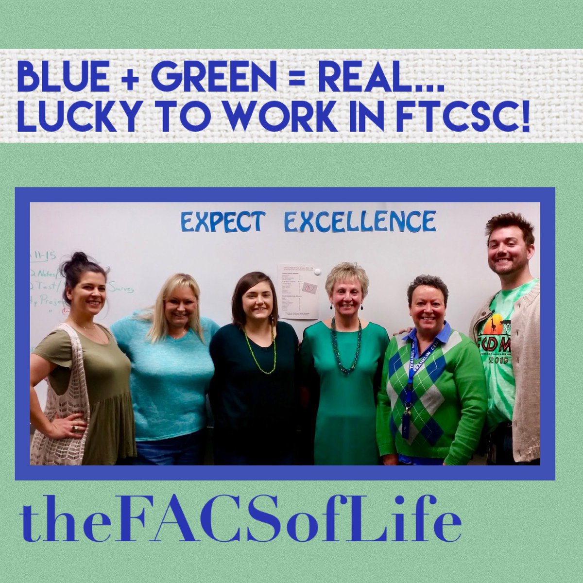 TheFACSofLife's tweet photo. Any day of the year is a lucky day to work at Franklin Central High School! #Lucky2WorkInFTCSC #WeAreFC @FTCSC @FCVolleyFlashes https://t.co/OpNXWPg2ub