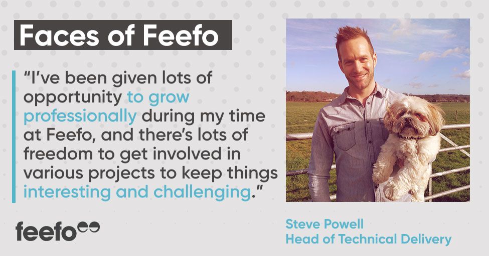 Feefo_Official's tweet photo. In this week's Faces of Feefo, we spoke to our Head of Technical Development, Steve Powell, about what his job involves and some of the amazing experiences he's had with Feefo - including travelling to Africa and China! #TeamFeefo
https://t.co/PjsHyVAiN3 https://t.co/lRQlLORmyk