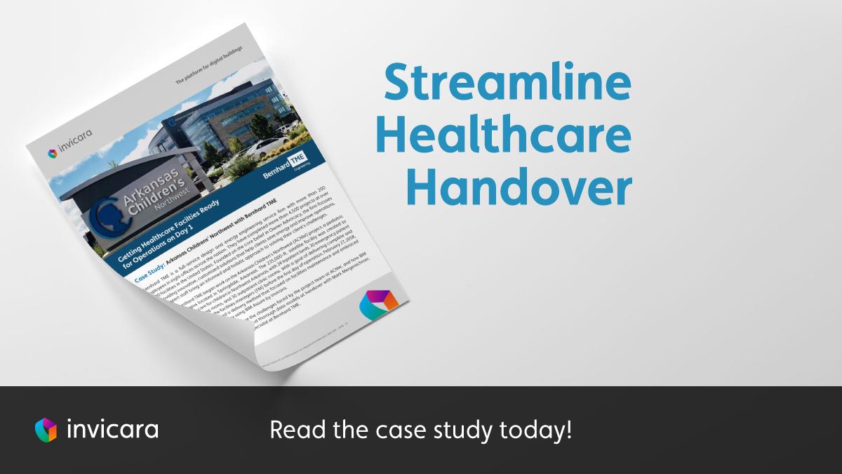 For your next project, get complete, verified #FM data from design &amp; construction before Day 1 of operations. See how Invicara helped a healthcare team develop a #datadelivery method focused on facility maintenance.
ow.ly/qqK230o3Bti