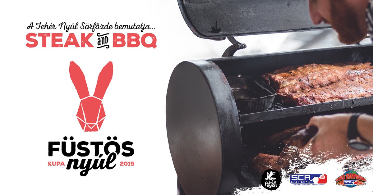 We and Fehér Nyúl BBQ Team are proud to present together the II. Füstös Nyúl Cup being held on May, 10-12, 2019.

bit.ly/2Y8DY1s
<a href="/steakcookoffs/">Steak Cook Off Association</a> competition will be held at #Kobuci Kert Óbuda. Petra Rebenstorf, as the official SCA representative!!
Fustosnyul.hu