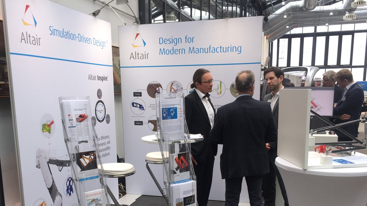 BlueGeckoTweets's tweet image. @Altair_Germany auf dem #AMForum19 in Berlin: Simulationsgetriebene Designstrategien & Design for Manufacturing @IPM_Network #SimulationDrivenDesign