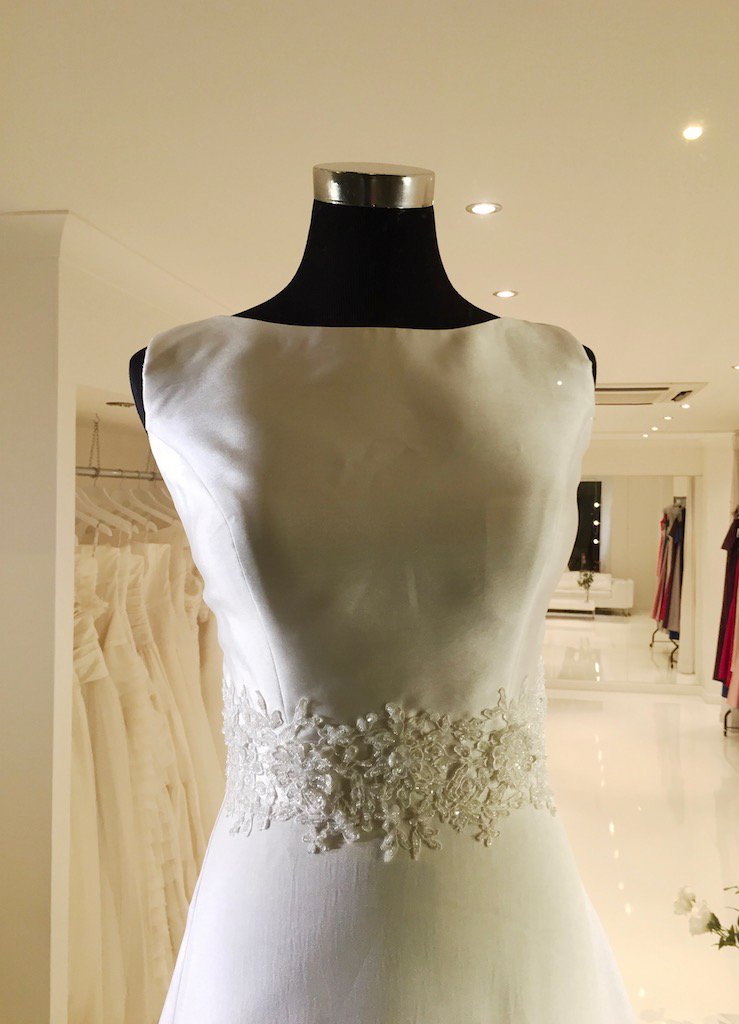 One of our exclusive and bespoke Christie Couture gowns. To see the full collection, call 0141 644 1453 to book your personal appointment.