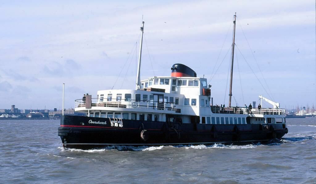 Looking back to the 60s and the ferry Overchurch in her delightful orange and black livery. Built at Cammell Lairds in 1962, In 1999 the Overchurch was refitted and became the new Royal Daffodil. Pic credits sadly unknown #merseyferry #liverpool #mersey #birkenhead #mfhs