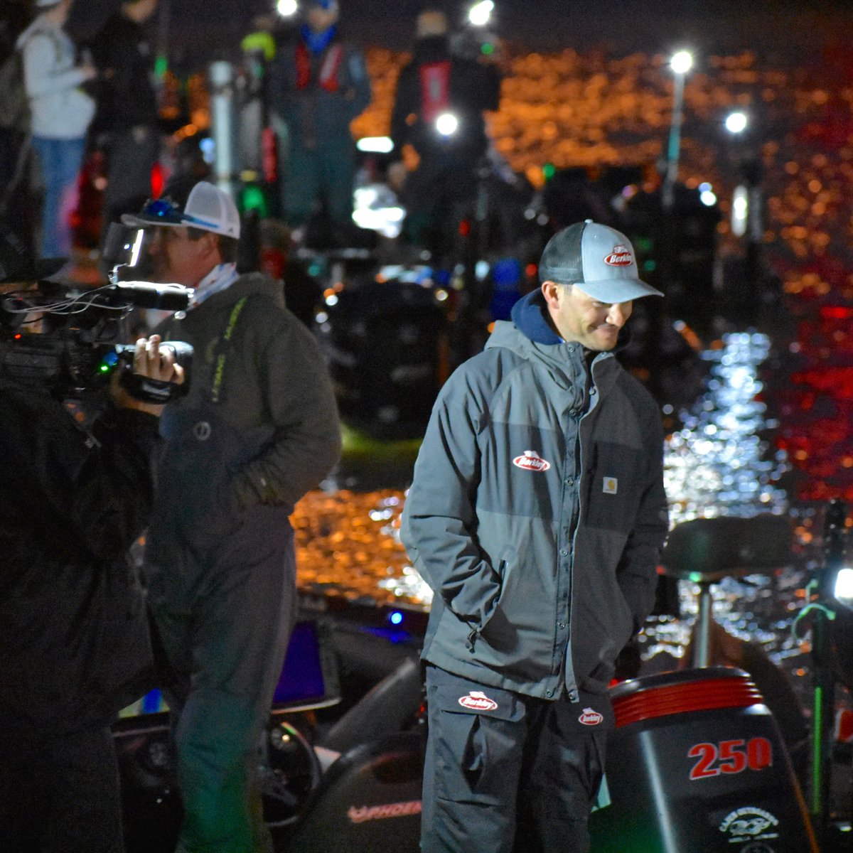 Carhartt's tweet image. It's the first day of the #Bassmaster Classic and one record is already broken; about 5,500 fans attended this morning's launch on the Tennessee River. #Carhartt #outfishthemall