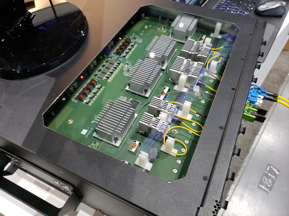 Last day of #OCPSummit19. Great to see folks I hadn't seen in a long time and to showcase <a href="/Azure/">Microsoft Azure</a> hardware, especially the switch built by #DeltaNetworks based on the @COBO_Group specification.