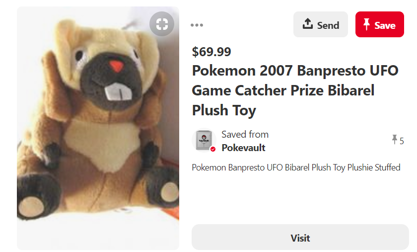 bibarel plush