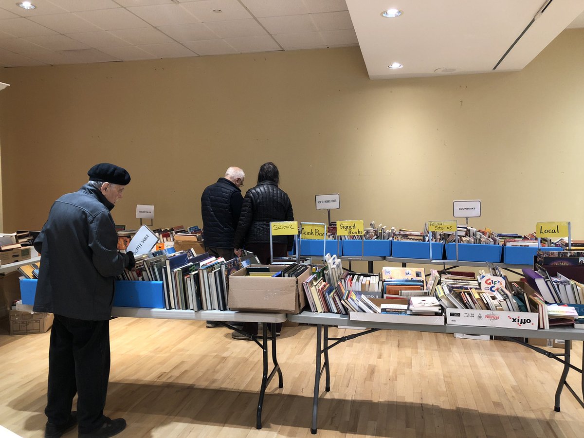 VOCPRI’s 50th annual used book sale HAPPENING NOW!!Westmount mall till 5pm. Tomorrow 930-5pm Sun noon-4pm!