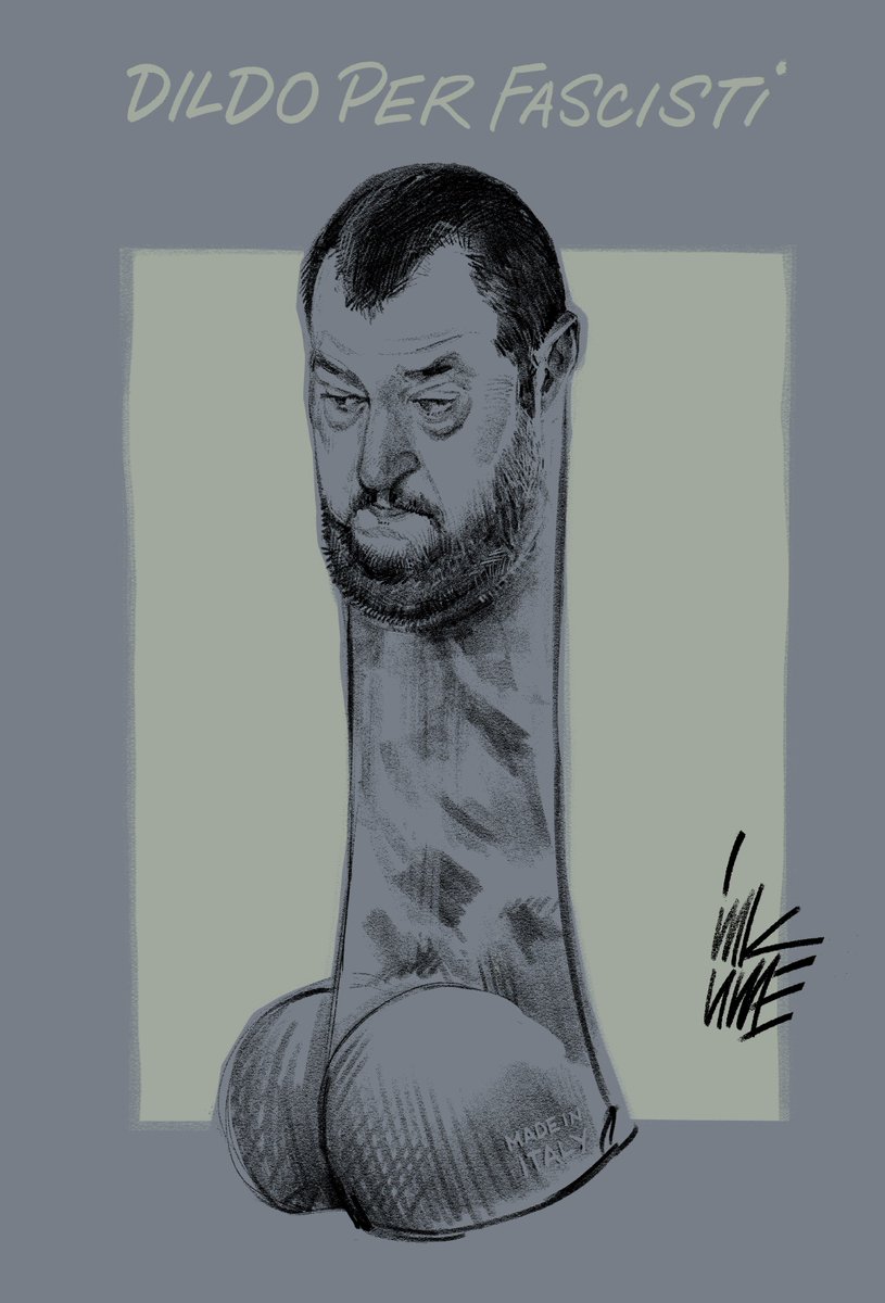 inklineart's tweet photo. Dildo per fascisti
#Fascismo #eccellenzaitaliana #primagliitaliani #MadeInItaly #Lega #dildo https://t.co/A0dKI6jjEC