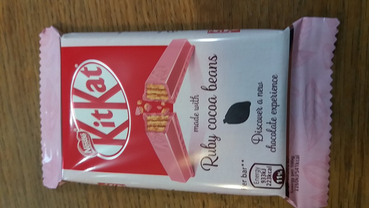 So if it's pink, is it still really a KitKat?