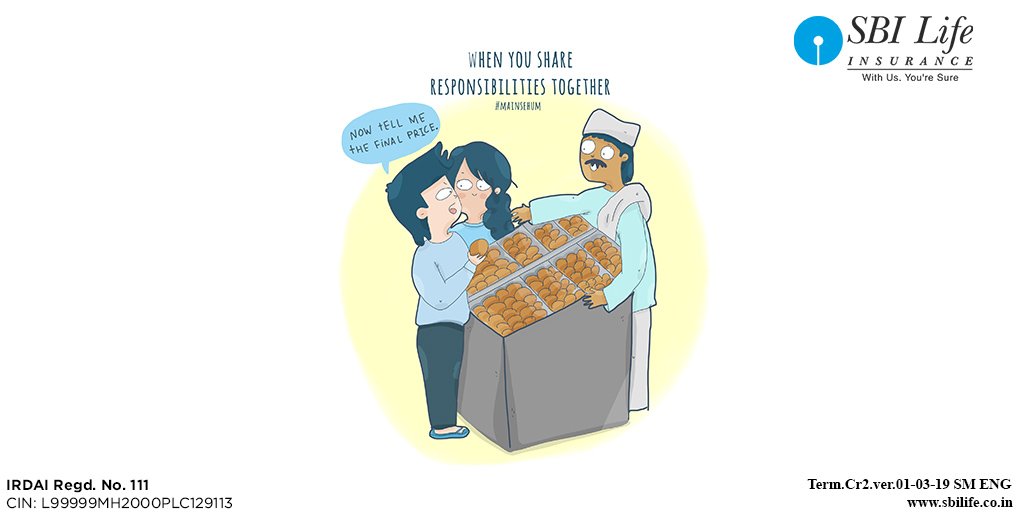 SBILife's tweet image. When you beat her in bargaining, but you end up winning her heart, you know that you have taken the #MainSeHum ka kadam.
bit.ly/MSHProtectionP…