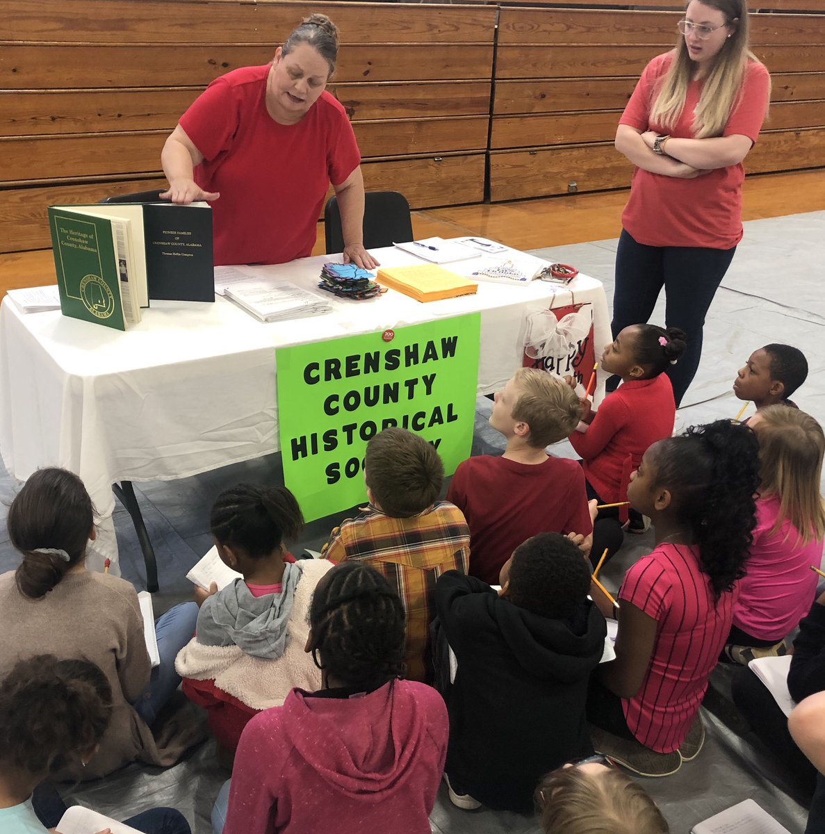 Bicentennial Day at Luverne ES. Students are learning about the history of places in Crenshaw County. The ‘team’ with the best presentation of the information learned gets to visit each location! <a href="/CrenshawCo_Read/">Crenshaw County Reading Specialists</a> <a href="/Alabama_Reading/">ARI / The Alabama Reading Initiative, ALSDE</a> <a href="/doddhawthorne/">Dodd Hawthorne</a> <a href="/al200/">AL200</a>