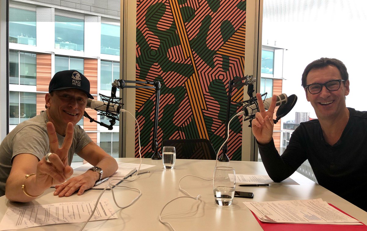 Interbrand's tweet photo. .@OutsideInPod: @JeremyGilley, founder of @PeaceOneDay, talks w/ Global CEO @CharlesTrevail about how he turned his idea to institutionalize #peace into a global movement. https://t.co/CILDhFHurx #IBacts #PeaceOneDay https://t.co/FYL3ps34d7