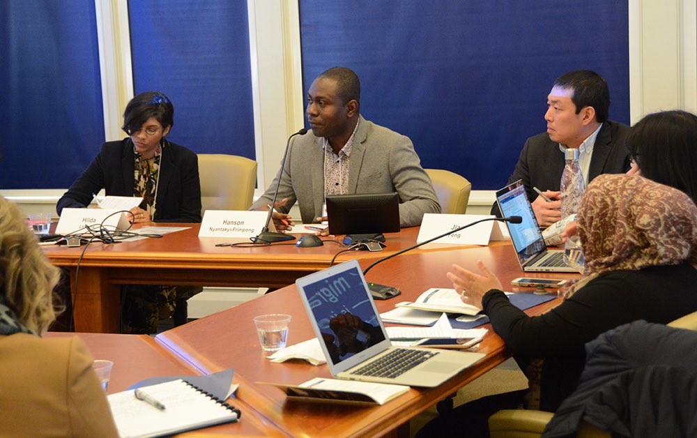 URI_AS's tweet photo. Dr. Hilda Lloréns, assistant professor of anthropology here in A&S, discussed her work on “Re-Conceptualizing Puerto Rican Migration: From Voluntary to Economic to Climate Migrants” at the Rohatyn Center for Global Affairs’ conference last week. #URICAS https://t.co/gEUf8jXQ1T