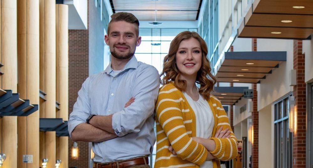 sdsucollegian's tweet photo. Sen.  Carter Hunter and Sen. Amanda Husted are running for SA president and Vice President because they feel they are ready to take on a bigger role in SA.
https://t.co/cXLLJmFt3S https://t.co/FKbOWgldzt