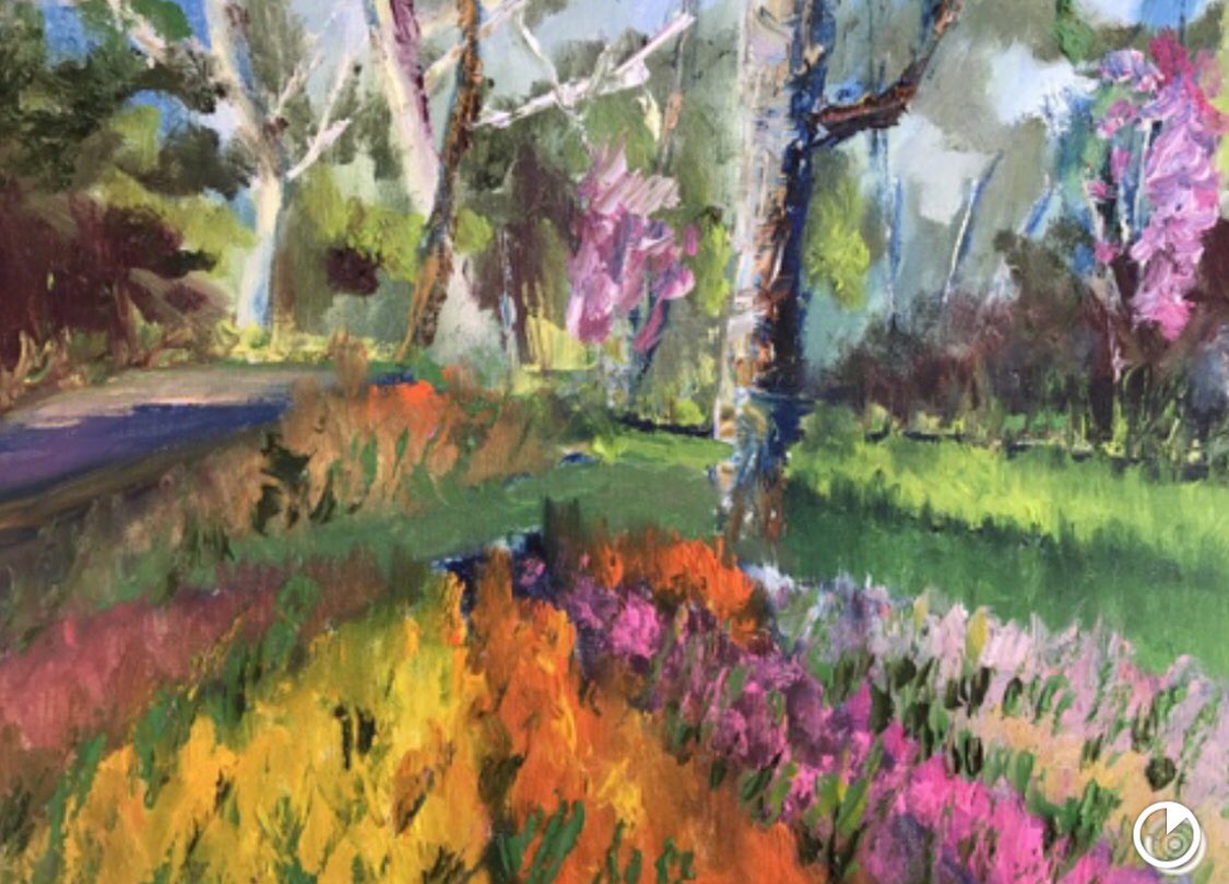MarkHafemanArt's tweet image. #spring #springincalifornia #descanso #gardens #oil #dramaticflowers #markhafeman  #markhafemanfinearts #original