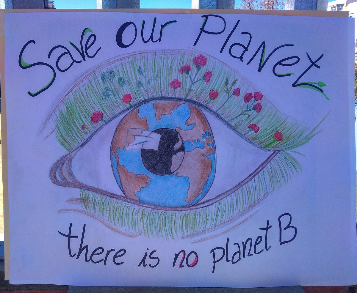 SandraSansc's tweet photo. Salvemos nuestro planeta🌏🌎🌍 #15MClimático #FridaysForFuture #HuelgaClimática #emergenciaclimatica #savetheplanet https://t.co/hRQ5WQXab9