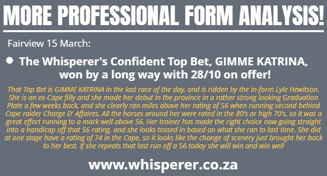 whisperermatt's tweet image. Thanks to our champion jockey my good mate @LyleHewitson for riding another great race on a Whisperer Top Bet! #formanalysis #handicapping #greatvalue