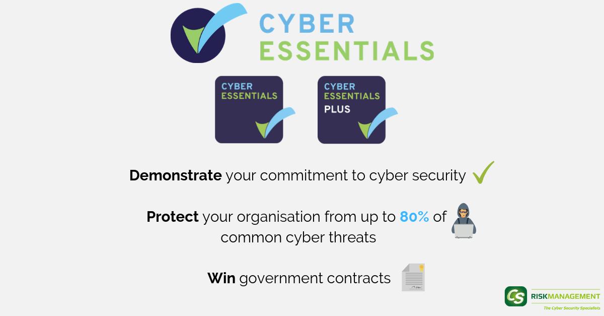 csrisk's tweet image. Becoming Cyber Essentials Certified Can Protect Your Organisation From Up to 80% Of Common Cyber Threats.... Take Your First Step In Defending Cyber Security Threats! #cyberessentialscertification