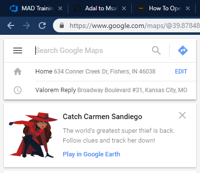 Auri's tweet image. Whaaat? #CamenSandiego on #GoogleMaps? #Broderbund