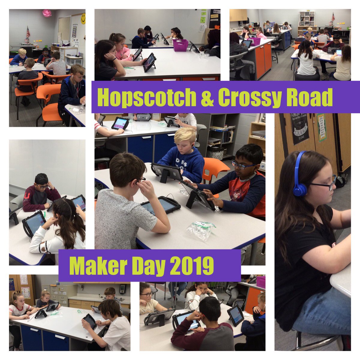 WAE_LMC's tweet photo. 5th graders are creating their own games! https://t.co/qlJRUYfs8h