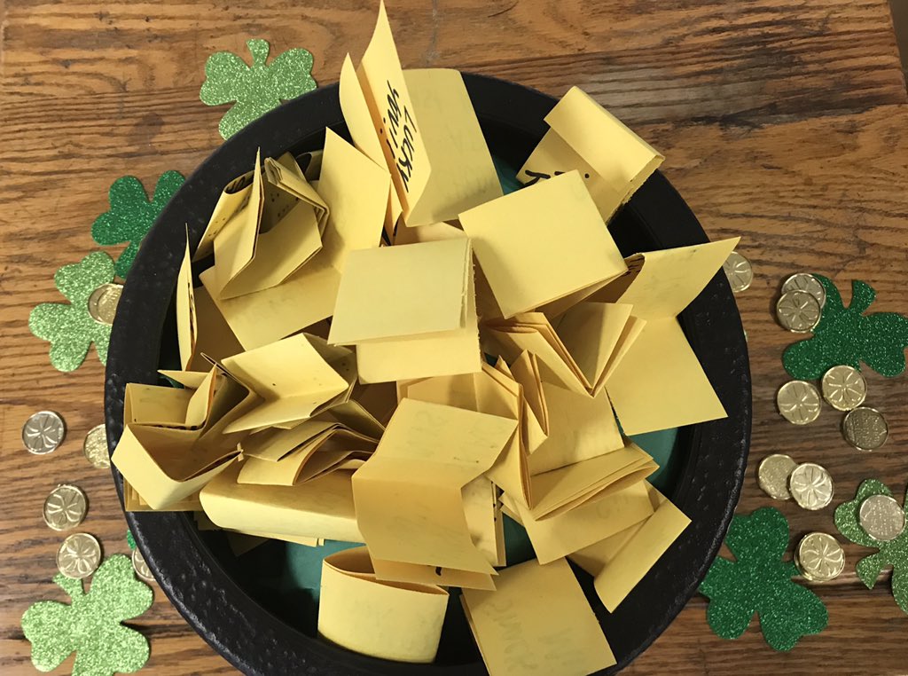 My little leprechauns are super lucky today!  The Ides of March are nothing to beware in A211!  #IdesOfMarch