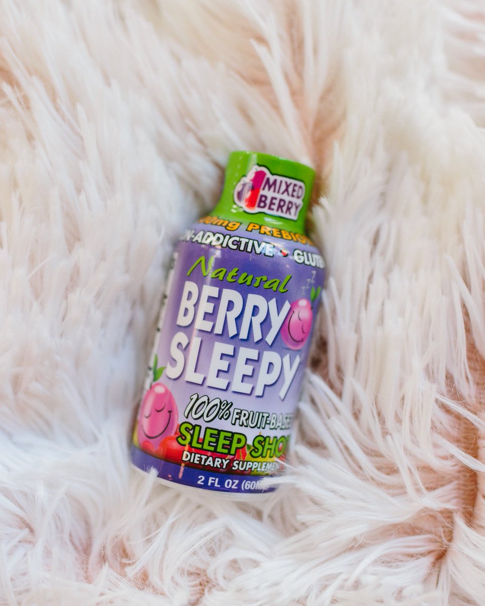 RealBerrySleepy's tweet photo. Are you curious about how #BerrySleepy can help you? 💤 ✨ Head on over to our website and learn about our 100% #natural #sleep shot that will change your life!
➡️ https://t.co/aQ9PIGuCfR⬅️
#insomnia #sleepaid #sleepshot #goodnight https://t.co/1BZRcUjfZE