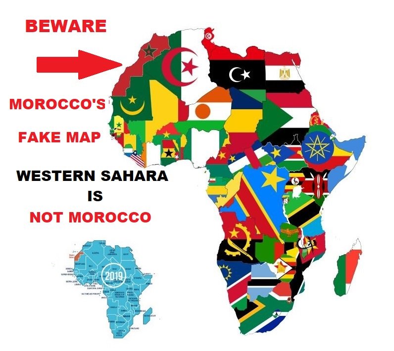 WSahara1's tweet photo. @Sahara_Voice @AchelhiB @ChangeAgentSA @JalilWs @SidiOmarNY @DIRCO_ZA @IDiplomat @Maimasah @Rasd_TVOficial @sa_fusion @niah @Derek_Hanekom SHAMEFUL, #morocco's king #MohamedVI &amp; government #MISINFORM &amp; #MANIPULATE uneducated subjects.  
#Morrocco #INVADED &amp; illegally #OCCUPIES #WesternSahara. It VIOLATES #HumanRights &amp; #Internationallaw but it blames (#VILIFIES) #ALGERIA &amp; #POLISARIO SHAMEFUL!! 
FREE #WesternSahara https://t.co/qi3Sj1dsAw