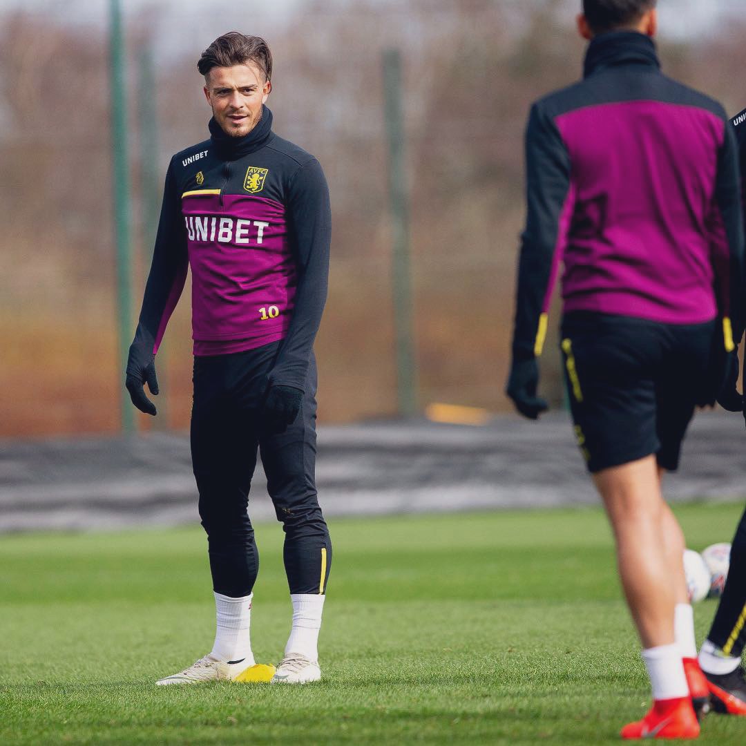 JackGrealish's tweet photo. Good few days training! Looking forward to the game tomorrow &amp; been back at villa park #AVFC https://t.co/1xczUsJxUV