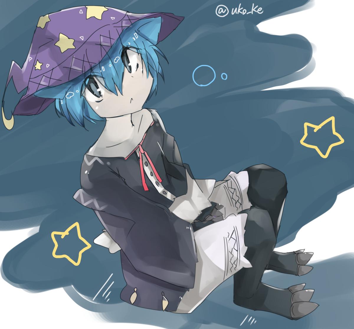 uko_ke's tweet photo. #人外版深夜の真剣お絵描き60分一本勝負 
 お題 「アナタが考える夢をみせる人外」
バク https://t.co/NrAoOYvVhi