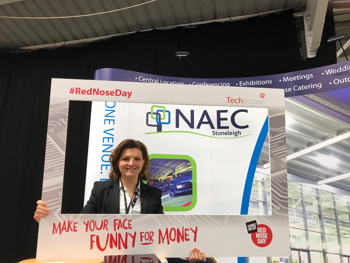 Techinsure1's tweet photo. Thanks to NAEC Stoneleigh for your support #RedNoseDay2019 @cwchamber #TradeLocalExpo https://t.co/aaMaEBLHqn