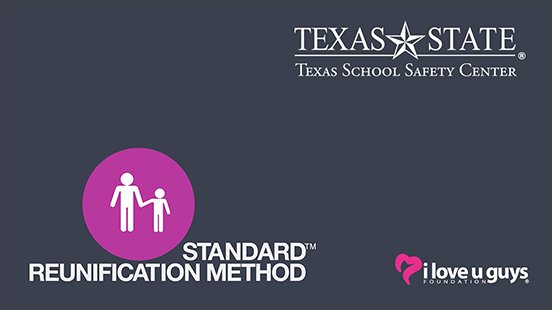 Take a look at our new video overview of the Standard Reunification Method (SRM), a proven method of reuniting students &amp; parents after an evacuation, which was developed by <a href="/iloveuguys/">The “I Love U Guys” Foundation</a>. This video complements the SRM Toolkit. Visit ow.ly/Wizf50n9YsB to view. #SchoolSafety