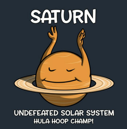 SFDCenter's tweet image. Just keep hoopin&apos;! #Saturn #FridayFunnies #Space4Fun