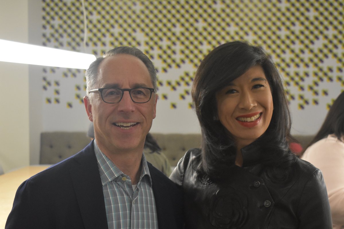 Thanks to <a href="/AndreaJung9/">Andrea Jung</a> for joining us at our <a href="/Wayfair/">Wayfair.com</a> HQ in Boston this week. Your advice on being courageous, the importance of work-life balance, and your work at <a href="/GrameenAmerica/">Grameen America</a> was incredibly inspiring! #balanceforbetter #IWD2019