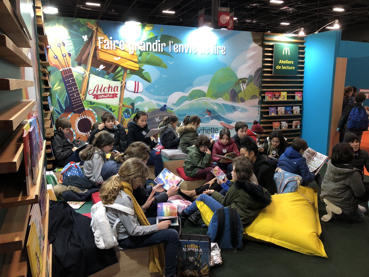 Même salle mais autre ambiance! Après le @Salondelagri 👉🏻 place au @Salondulivre 🤙🏻📚
